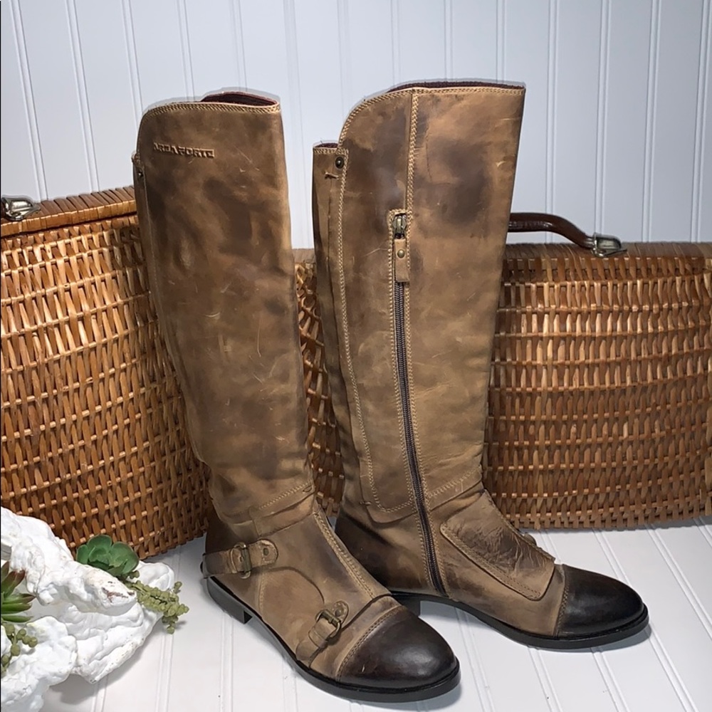 Area Forte Anthropologie Distressed Leather Boots